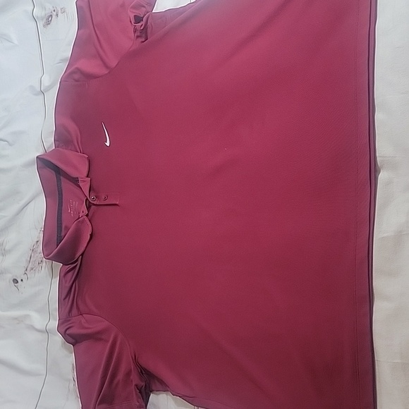 Nike Other - Nike Maroon Button Down Polo 4x